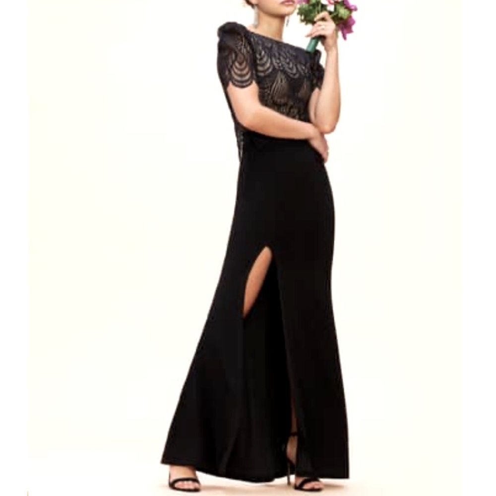 NWT Dress The Population Trumpet Gown